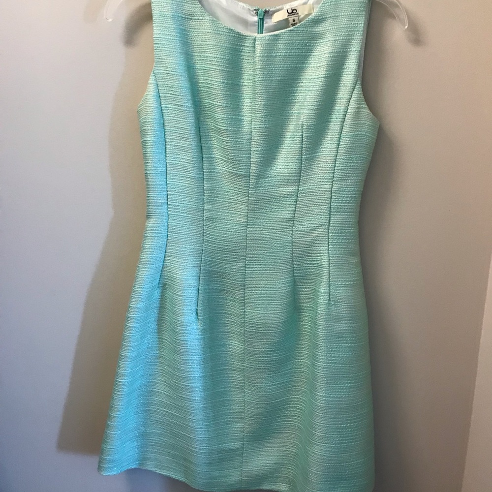 Metallic Blue Cocktail Dress